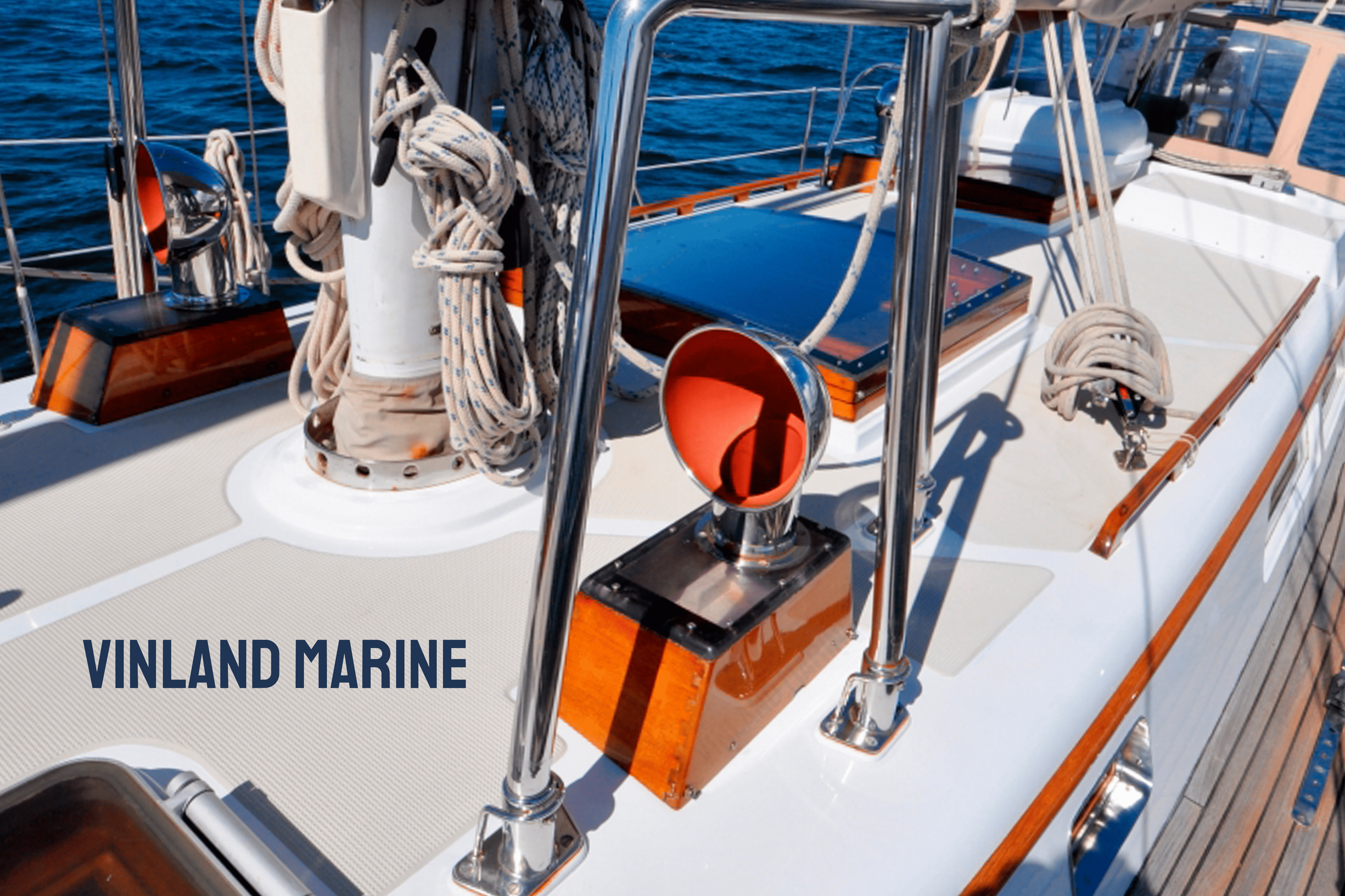 Vinland Marine Red Interior Round Cowl Vent for Ø3" Deck Plate Installed View (S4967R)