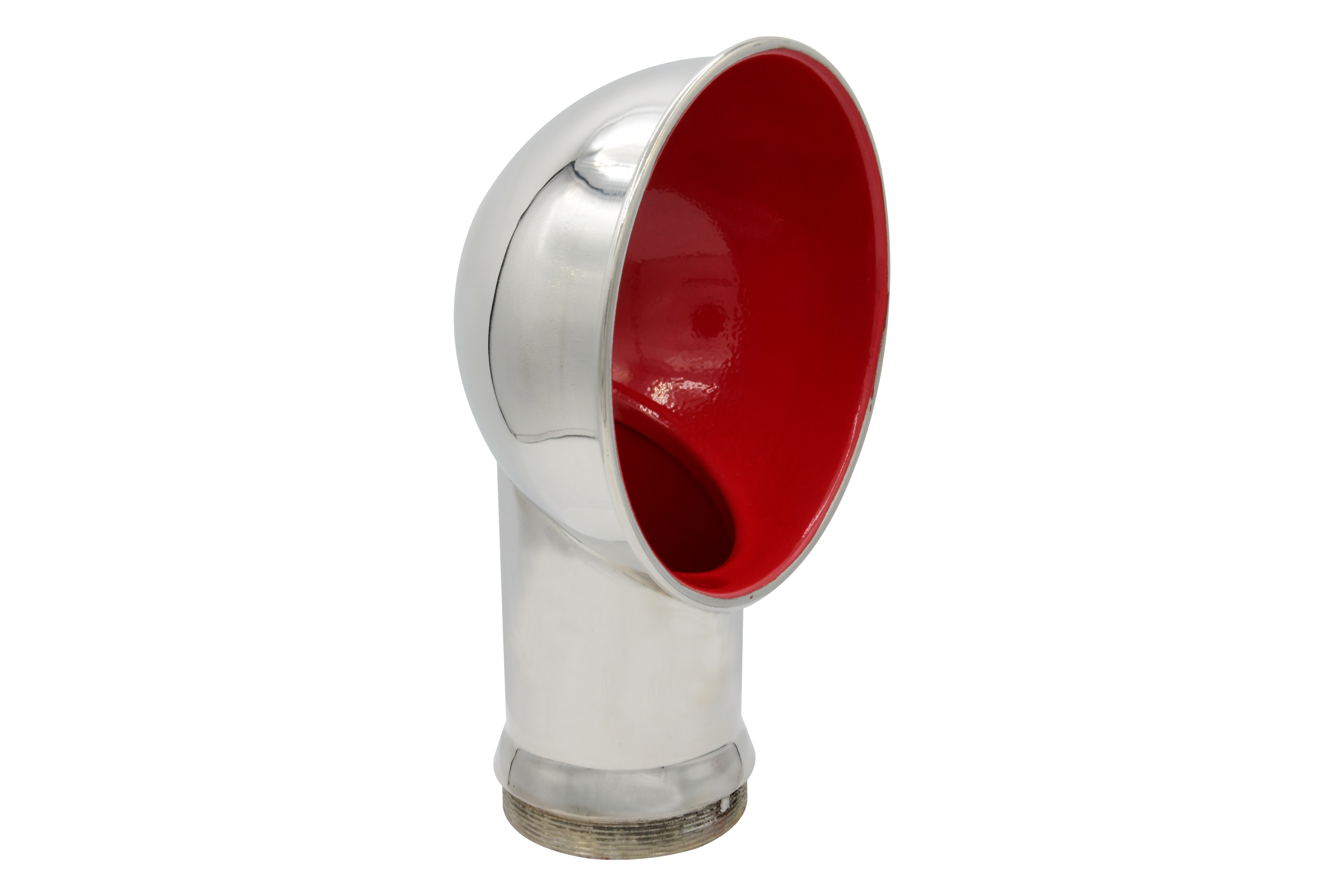 Vinland Marine Red Interior Round Cowl Vent for Ø3" Deck Plate Side View 3 (S4967R)