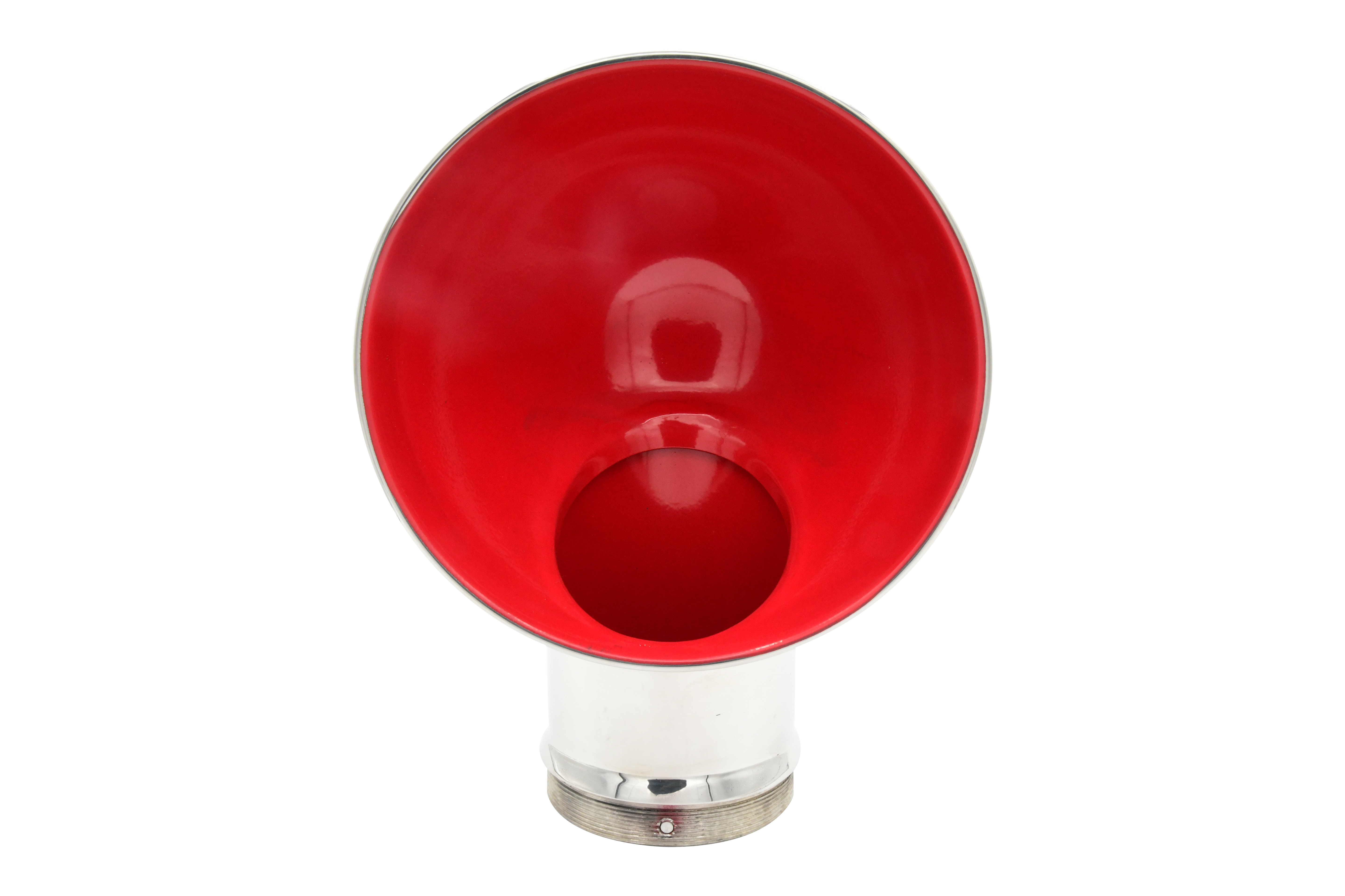 Vinland Marine Red Round Cowl Vent for Ø4" Deck Plate Front View (S4907R)