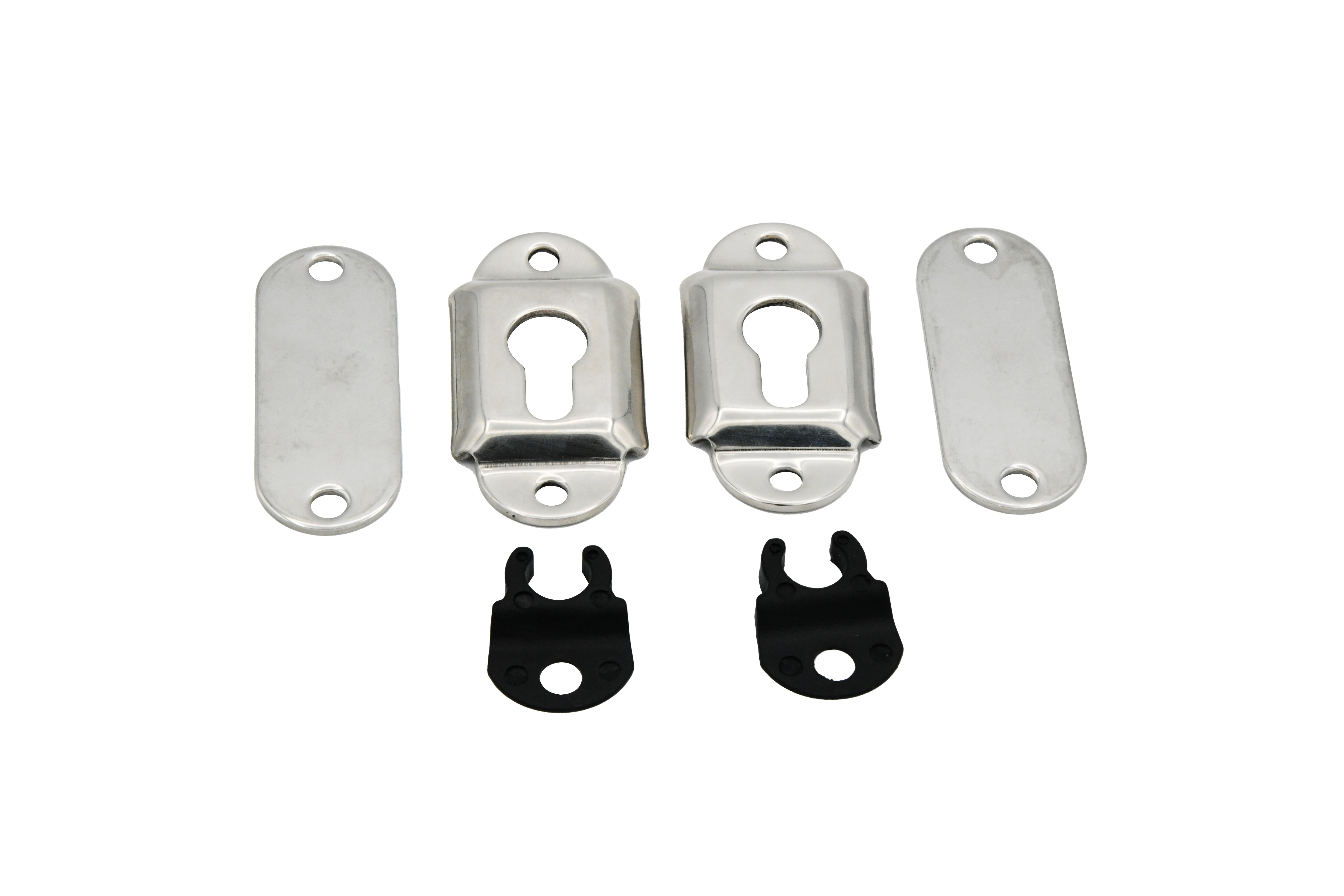 Vinland Marine Removable gunwale boat ladder brackets disassembled 2