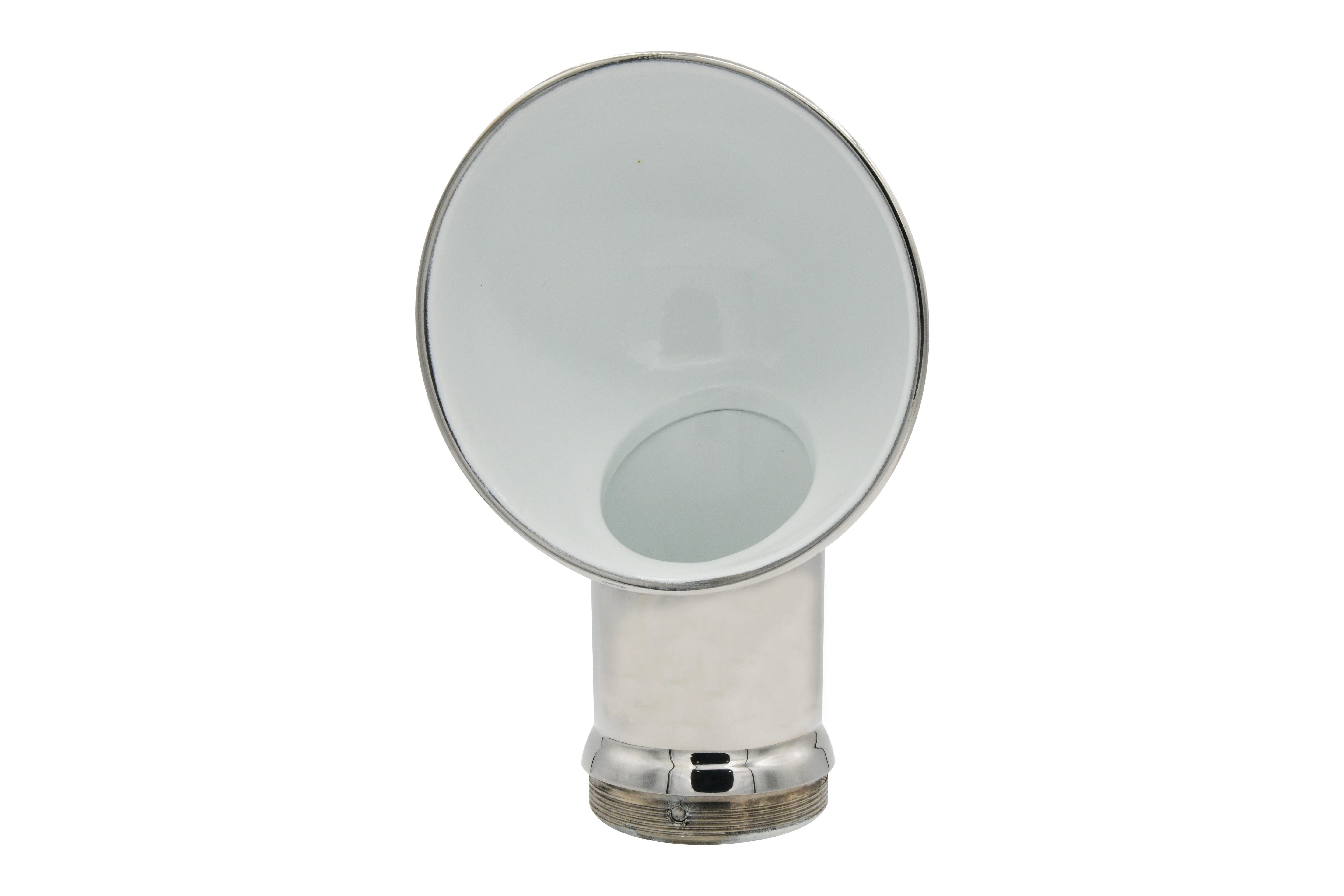 Vinland Marine White Interior Round Cowl Vent for Ø3" Deck Plate Front View (S4967W)